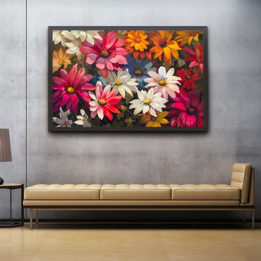 Modern Flower Oil Painting